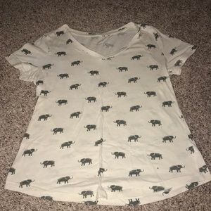 Elephant short sleeve shirt
